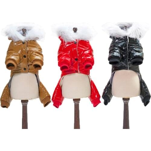 Waterproof Snowproof Style Cotton Pet Dog Winter Coat Three Color Selection From S to XXL New Dogs Thickness Warm Clothing
