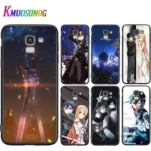 Japanese Sword Art Online For Samsung Galaxy J2 J3 J4 Core J5 J6 J7 J8 Prime duo Plus 2018 2017 2016 Silicone Phone Case