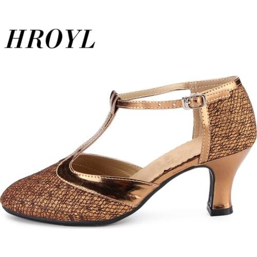 New brand Ballroom Salsa tango latin dance shoes girls womens modern salsa latin dance shoes Rubber sole