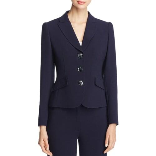 Jacket+Pants Women Business Suits Casual Jacket Long Sleeve 2 Piece Set Ladies Office Business Work Suits Three Buttons Custom