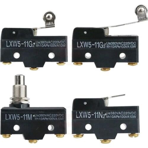 1pcs AC 380V DC 220V 10A Push Plunger Actuated Momentary Limit Switch LXW5-11M, LXW5-11Q1 limit switch