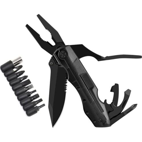 16 In 1 Outdoor EDC Multi Plier Wire Stripper Folding Plier Outdoor Camping Stainless Steel Multitool Pocket Mini Portable Tools