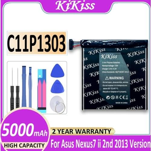 Free tool C11P1303 Tablet Battery For Asus Google Nexus 7" 7 II 2 2nd Gen 2013 ME571 ME57K ME57KL K009 K008 Nexus7 2013 5000mAh