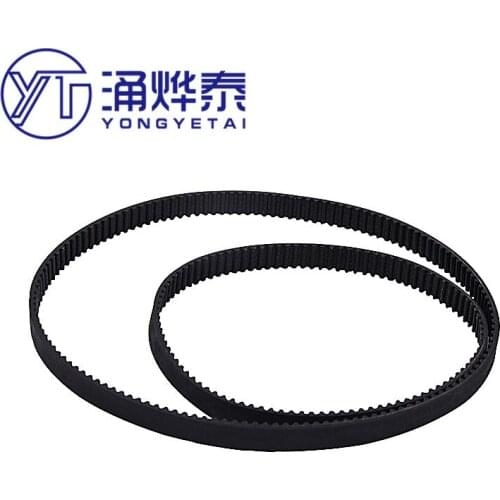 YYT 3D printer accessories 2GT bandwidth 6mm ring closed timing belt belt rubber transmission gear gt2
