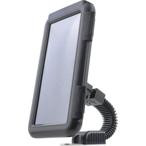 Scooter Mirror Mount Cell Phone Holder Water Resistance Hard Case Inner Size 160x80x10mm fit Most 6.3 inch Phones