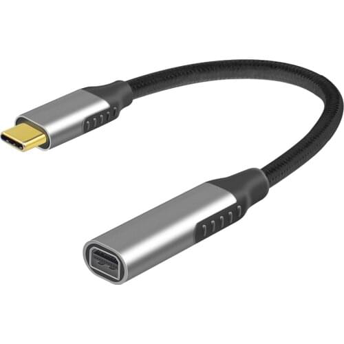 Upmely USB C to Mini Display Port Cable 4K 6Ft Compatible For MacBook Pro/Air 2020 For Thunderbolt 3 For More USB C Device Hot
