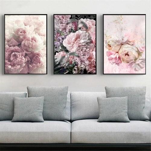 Flowers Canvas Painting Landscape Posters and Prints Nordic Wall Art Picture for Living Room Bedroom Home Decor Mural Cuadros