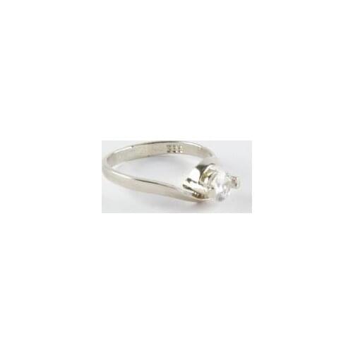 Zircon Solitaire Ring
