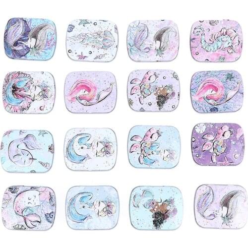 Hot Selling Mini Mermaid Tin Jewelry Coin Box Tin Storage Box Small Rectangular Storage And Cleaning
