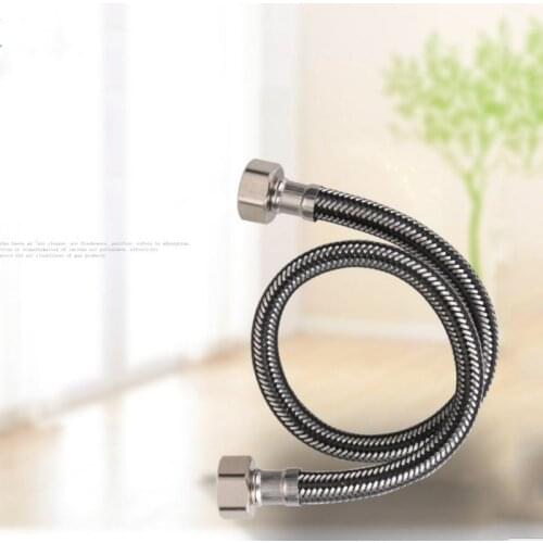 69HF Metal Woven Hose High Pressure Soft Water Pipe 1/4 Compression Thread Connector for Home Bathroom Kitchen Use Supplies