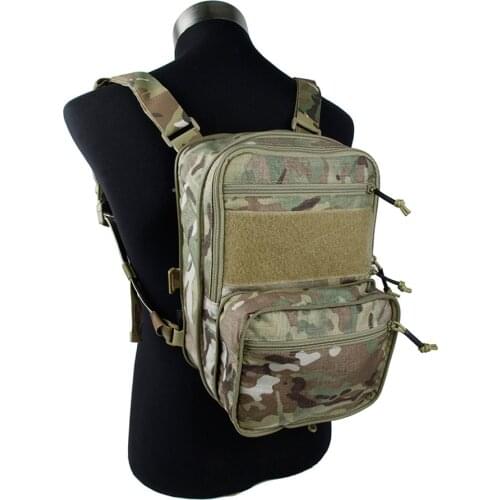 TMC Tactical Vest Multifunctional Expandable Zipper Backpack Multicam TMC2529
