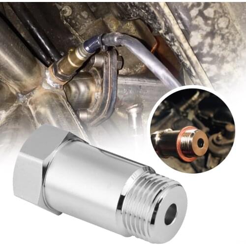 Brand New NICKEL Plated Steel 1 Pcs Φ45mm 02 O2 Oxygen Sensor Extension Spacer Extender M18x1.5 Bung Adapter CEL Fix