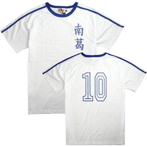 NEW anime Captain Tsubasa cosplay costume short sleeve unisex t-shirt cosplay jersey
