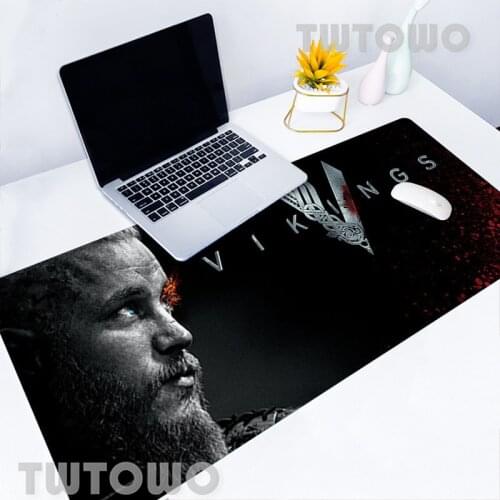 New Vikings Season 2 Beautiful Anime Mouse Pad Mouse Mat Large Gaming MousePads Laptop Gamer Computer New Mice Pad Carpet