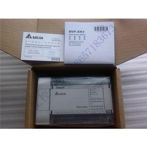 Freeshipping Original Delta PLC controller DVP32EH00R3 EH3 series 100-240VAC 16DI 16DO relay output in box