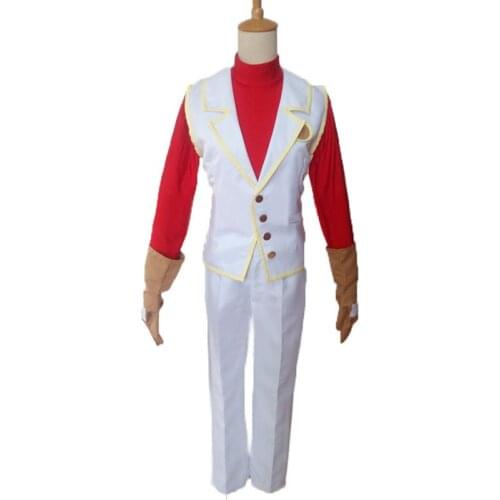 Anime Overlord Aura Bella Fiora Cosplay Costume Adult Halloween Vest Shirt Pants and Gloves Suit