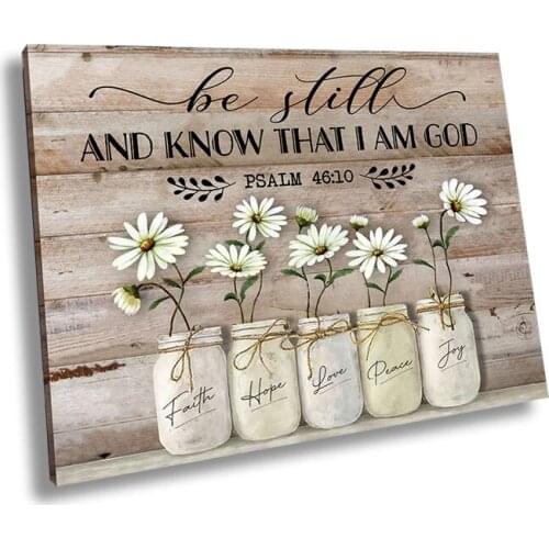 Word Posters Wall Art Pictures For Bedroom Rustic White Sunflower Canvas Girls Room Painting Printing For Home Decoration