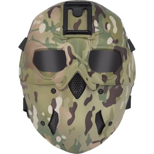 Airsoft Full Face Tactical Mask Paintball Safe Protection NVG Adapter Mount Outdoor CS Wargame Hunting Gear Shooting Cosplay