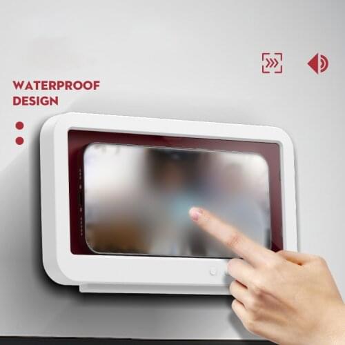 Rotatable Shower Phone Box Bathroom Waterproof Phone Case Seal Protection