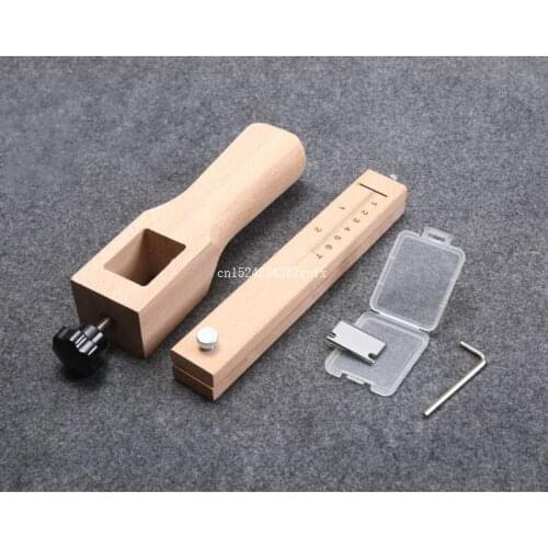 10pcs Adjustable Strip and Strap Cutter Leathercraft Professional Wood Tool Leather Hand Cutting Tools DIY