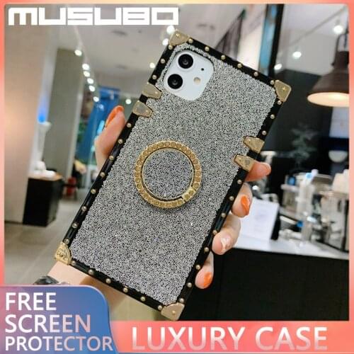 MUSUBO Luxury Phone Case For Huawei P40 PRO P30 Lite NOVA 3 4 E 5T Shining Bling Back Cover Shockproof For Honor 20 10 9X 8X 30S