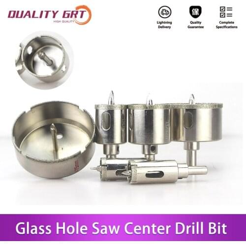 Q.Grt Marble Hole Saw Drill Bit 16 - 100mm Cutting Mable Ceramic Glass Hole Saw Drilling Bit with Center Drill Bit Free shipping