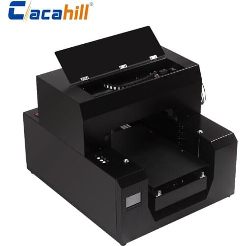 A3 UV flatbed inkjet printer 6-color split ink cartridge touch design for photo/card/U disk/keychain printing