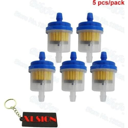 5pcs/pack Universal Petrol Oil Fuel Filter with magnet For Chinese ATV Quad 50cc-160cc Pit Dirt Bike Motorcycle