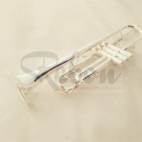 Weifang Rebon Bb key Silver Plated cheap Trumpet