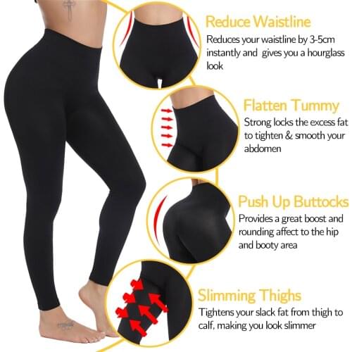 Leggings Women Jeggings Anti Cellulite Slimming Pencil Pants Skinny Trouser High Waist Seamless Leggins Tummy Control Panties