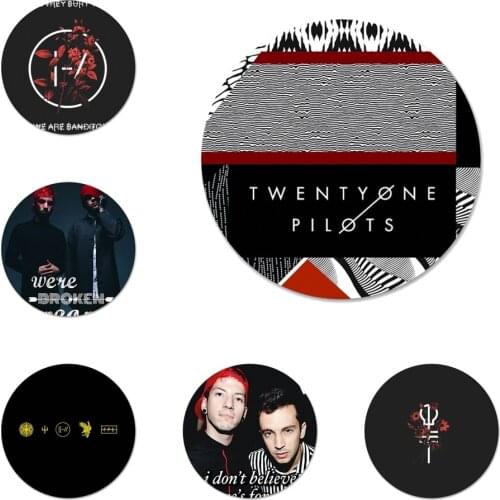Twenty One Pilots 21 Pilots Badge Brooch Pin Accessories For Clothes Backpack Decoration gift