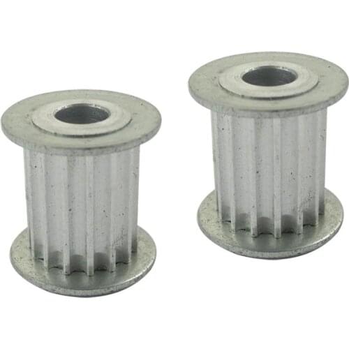 2pcs HTD3M 16T Timing Pulley 16mm Belt Width Gear Pulley 4/5/6/6.35mm Bore 16Teeth 3mm Pitch AF Toothed Pulley Wheel