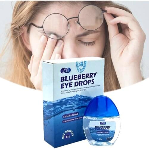 13G Blueberry Extract Eye Drops Relieve Visual Fatigue Blurred Vision Eye Swelling And Dryness Itching Moisturize The Eyes