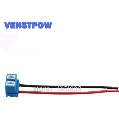 1PC Car H7 Bend Connector Plug Extension Wire H7 Headlight Ceramic Bulb Holder Auto Halogen Bulb Socket Lamp Holder