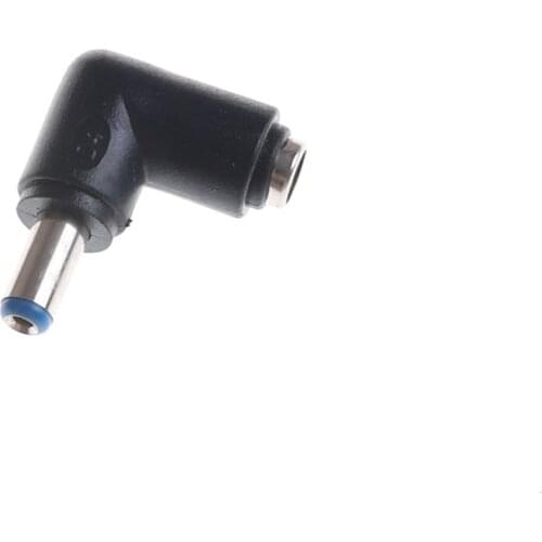 2PCS 90 Degree 5.5*2.1 Mm Male Jack To 5.5*2.5 Mm Female Plug Right Angle Dc Power Connector Adapter Laptop