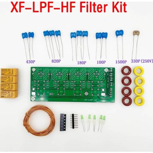 3.5MHz-30MHz XF-LPF-HF filter kit short wave low pass filter
