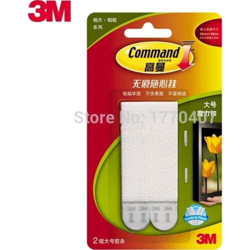 36PACK Large 3M Command Damage-free Picture hanging Strips Command Picture & Mirror Hanging Strips magic dual lock