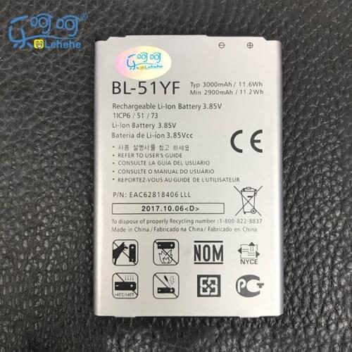 LEHEHE Battery BL-51YF For LG G4 H818 H815 H819 H810 BL-51YF 3000mAh Bateria High Quality replacement Free Tool Gifts