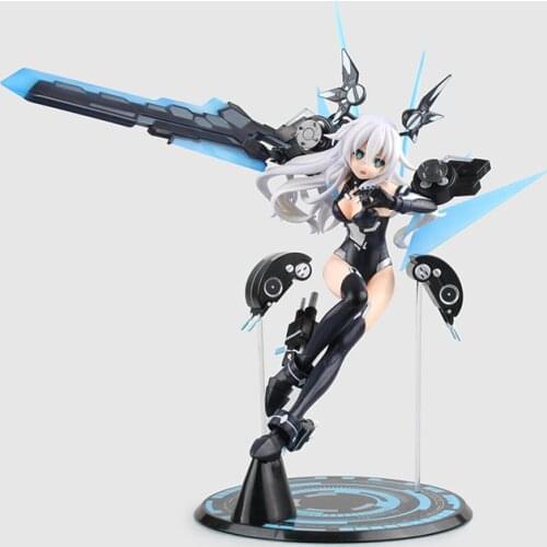 Anime Hyperdimension Neptunia Black Heart Noire Neptune 1/7 Scale Battle Ver. Sexy PVC Action Figure Collectible Model Toys Doll
