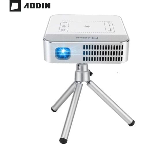AODIN WOW 150 Ansi Lumen WIFI Smart HD Video Mini Projector Portable LED DLP TV Projector 4K Stream 100000+ TV & Movies