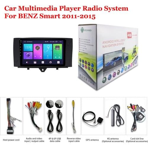 Car Accessories For BENZ Smart 2011-2015 Radio Android Multimedia Player GPS Navigation System IPS Screen DSP Stereo Head Unit