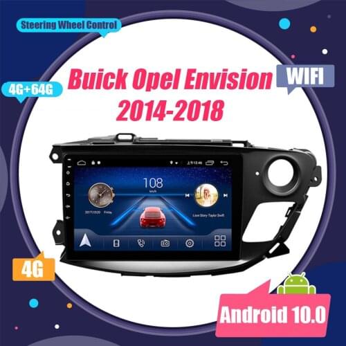 Android 10 Car Multimedia Recorder Navigation GPS DVD Player For Buick Opel Envision 2014-2018 IPS Screen Radio Stereo Head Unit