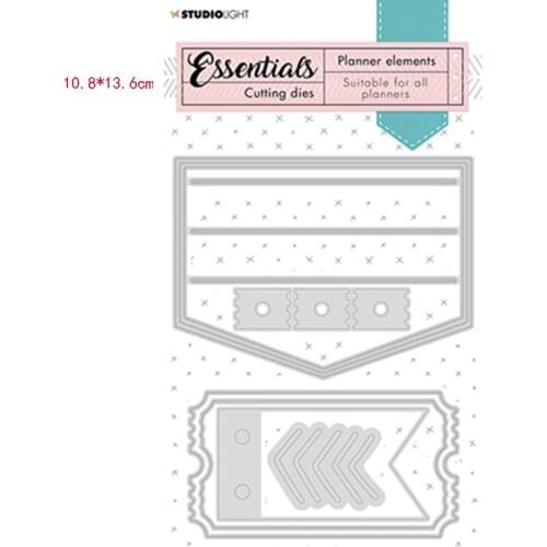 CH 2021 New Arrival Irregular shape Metal Cutting Dies 3D DIY Scrapbooking Carbon Sharp Craft Die Photo Invitation Cards Decor