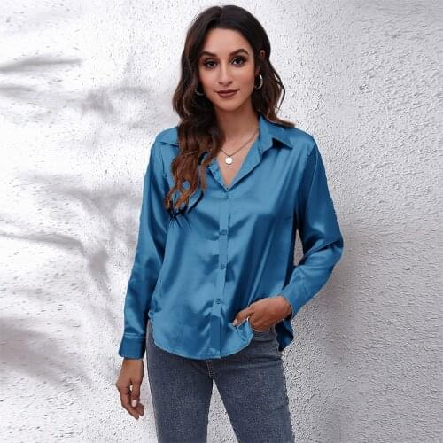 Doker Womens Satin Shirts