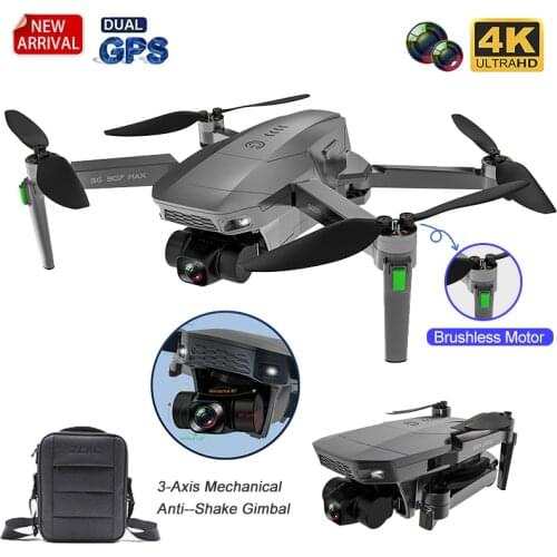 SG907MAX GPS Drone 4K HD Dual Camera Professional Aerial Photography Brushless Motor 1200M RC Distance Foldable Quadcopter