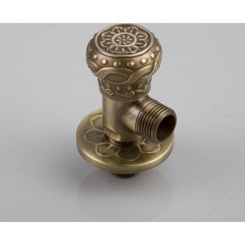 E_pak Hlello Solid Brass Kitchen/Bathroom Accessories Angle Valve 5671A/4 for Toilet / Sink / Basin / Water Heater Angle Valves