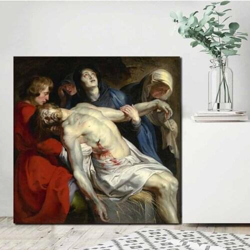 Art Canvas Poster Oil Painting The Passion Of Jesus Christ Wall Picture Print Home Bedroom Church Hallway Decoration Artwork HD