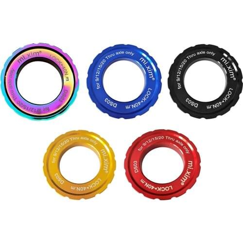 Mi.Xim MTB Road Bike Center Lock Cover Ring Ultralight Aluminum Bicycle Disc Brake Rotor Center Lock Cap Cycling Spare Parts