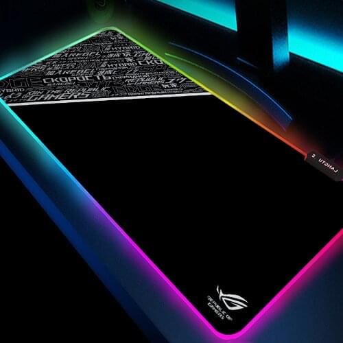 Slipmat Asus Rog Mouse Pad Gamer Desktop Rgb Mousepad Gaming Room Accessories Mouse Carpet Table Rug Keyboard For Computers