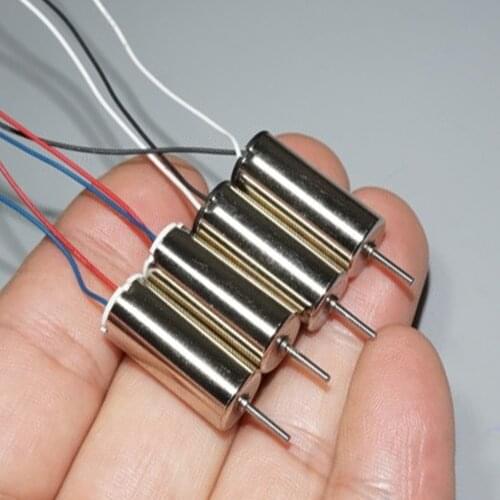 Micro Mini 1020 Coreless Motor DC 3.7V-7.4V 32500RPM High Speed High Torque NdFeB Strong Magnetic Aeroplane Four-axis RC Drone